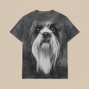 The Mountain Y2K Dog Schnauzer Grey Black Small